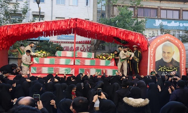 پیکر‌های مطهر ۱۱ شهید گمنام در مازندران تشییع شد