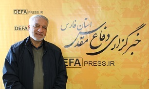 اکبر آرام مسئول راویان اداره‌کل حفظ آثار و نشر ارزش‌های دفاع مقدس فارس