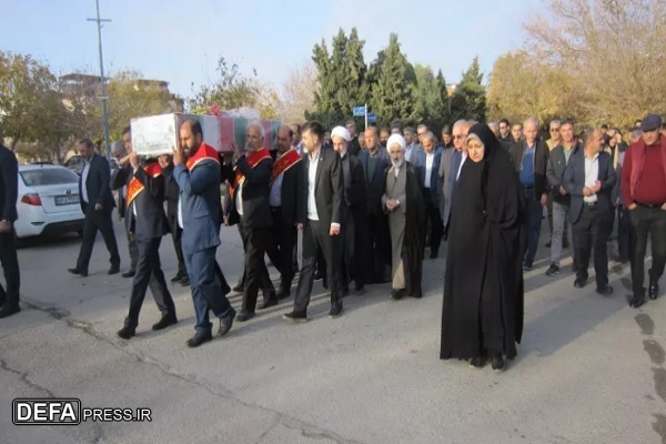 مراسم  وداع با شهید گمنام در دانشگاه آزاد اسلامی واحد گرمسار