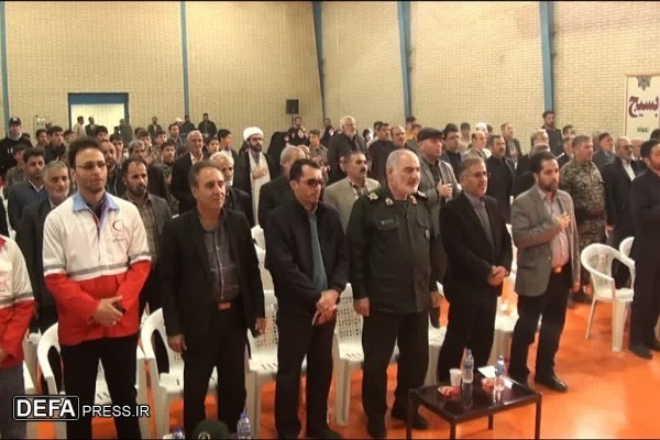 افتتاح ۳ طرح بزرگ عمرانی به مناسبت هفته بسیج در شهرستان بهار+تصاویر