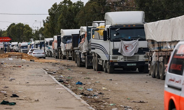 ورود ۱۰۰ کامیون کمک بشردوستانه به شمال غزه