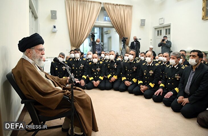 تصاویر/ دیدار فرماندهان نیروی دریایی ارتش با رهبر معظم انقلاب اسلامی