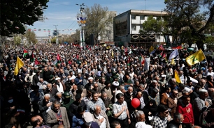 برگزاری باشکوه راهپیمایی روز جهانی قدس در قزوین+ تصویر