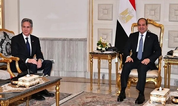 دیدار «بلینکن» و «السیسی» در قاهره درباره جنگ غزه