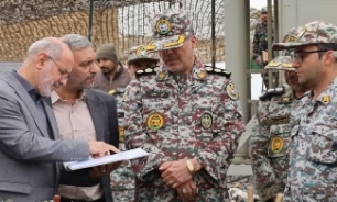 فرمانده گروه شهید حمزه صادقی از مواضع دیده‌بانی منطقه پدافند هوایی شمال شرق بازدید کرد