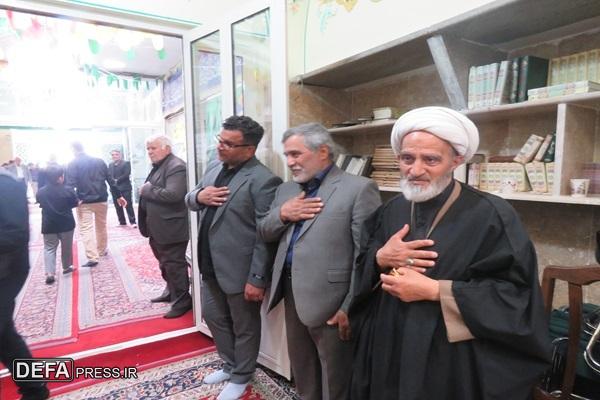 برگزاری مراسم ترحیم پدر شهیدان دهنوی در مشهد+تصاویر