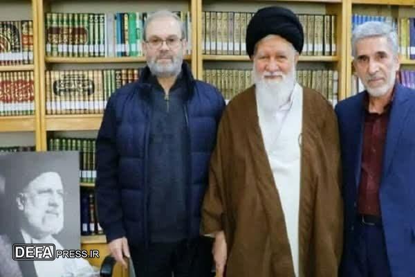 دیدار نماینده حزب‌الله لبنان در تهران با نماینده ولی فقیه در خراسان رضوی + تصاویر