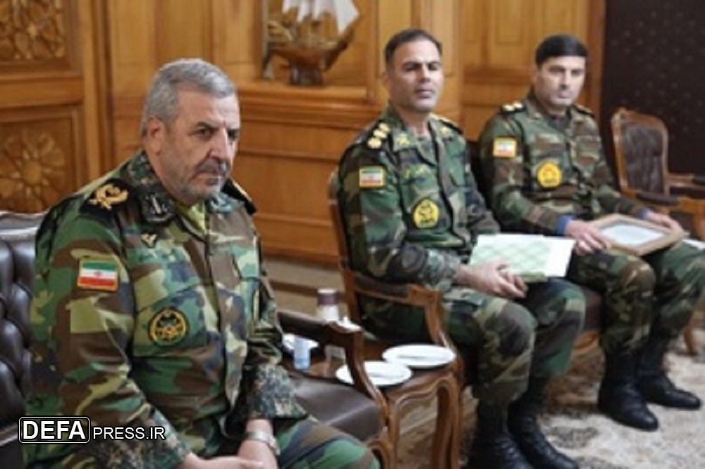 دیدار فرمانده نیروی زمینی ارتش با استاندار کرمانشاه / تصاویر