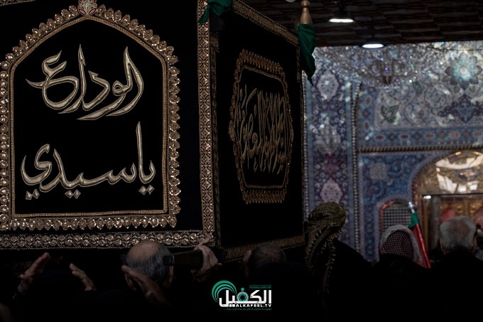 آیین تشییع جنازه نمادین امام هادی (ع) در کربلا برگزار شد+ تصاویر