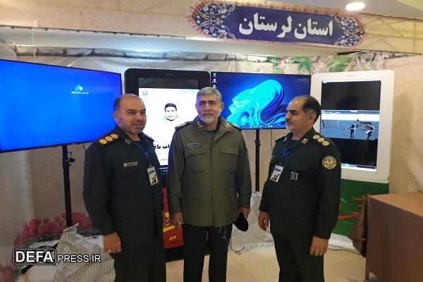بازدید معاونین و رؤسای سازمان‌های بنیاد حفظ آثار و نشر ارزش‌های دفاع مقدس از غرفه لرستان در نمایشگاه دستاورد‌های بنیاد حفظ آثار دفاع مقدس در حوزه فضای مجازی و فناوری‌های نوین