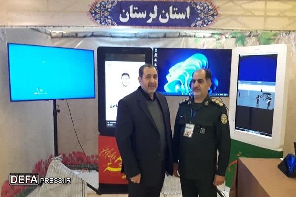بازدید معاونین و رؤسای سازمان‌های بنیاد حفظ آثار و نشر ارزش‌های دفاع مقدس از غرفه لرستان در نمایشگاه دستاورد‌های بنیاد حفظ آثار دفاع مقدس در حوزه فضای مجازی و فناوری‌های نوین
