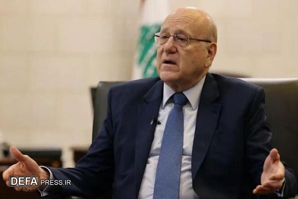 واکنش میقاتی به نقشه رژیم صهیونیستی برای تداوم اشغال لبنان