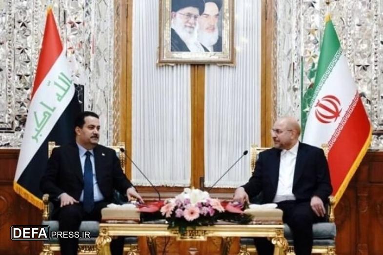 نخست وزیر عراق با قالیباف دیدار کرد