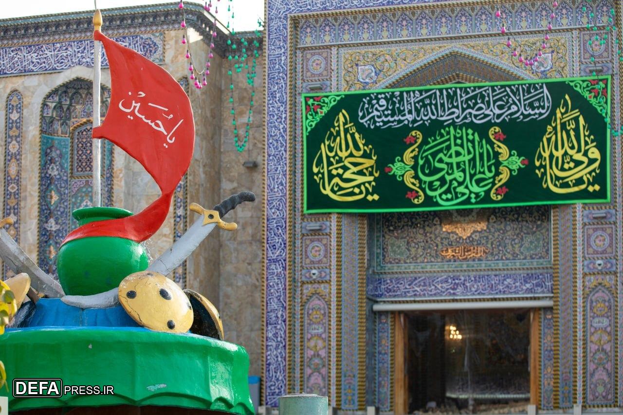 حرم‌های اهل بیت (ع) غرق در شادی روز پدر شدند+ تصاویر