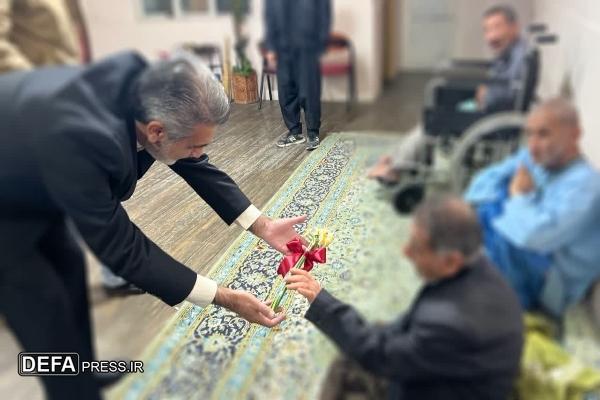 دیدار رئیس مرکز وکلای قوه قضائیه استان و سازمان بسیج حقوق دانان با سالمندان