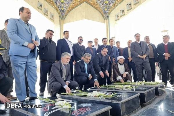 وزیر فرهنگ و ارشاد اسلامی وارد نیشابور شد