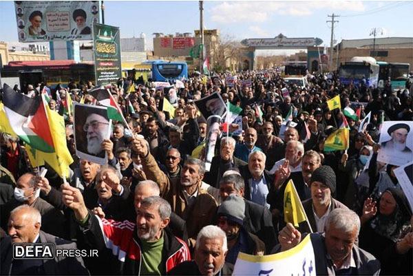 راهپیمایی جمعه نصر و پیروزی در فارس برگزار شد
