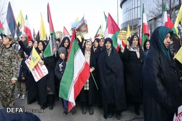 راهپیمایی جمعه نصر در زنجان برگزار شد
