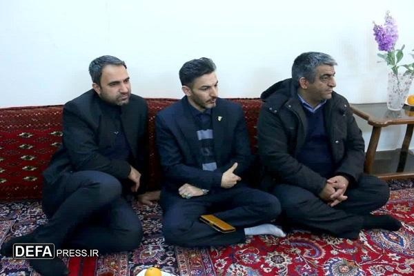 دیدار مدیران کشوری و استانی بنیاد شهید و امور ایثارگران با خانواده شهید مقدسیان+ تصاویر