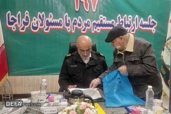 حضور رؤسای پلیس راهور در مرکز ۱۹۷؛ رسیدگی به بیش از ۶۰۰ درخواست و ۱۰۰ تماس تلفنی مردم