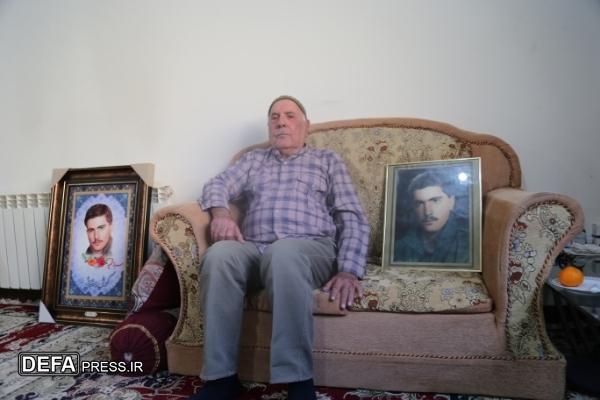 سرکشی مدیرکل حفظ آثار دفاع مقدس کهگیلویه و بویراحمد از پدر شهید «کوروش رمضانی»