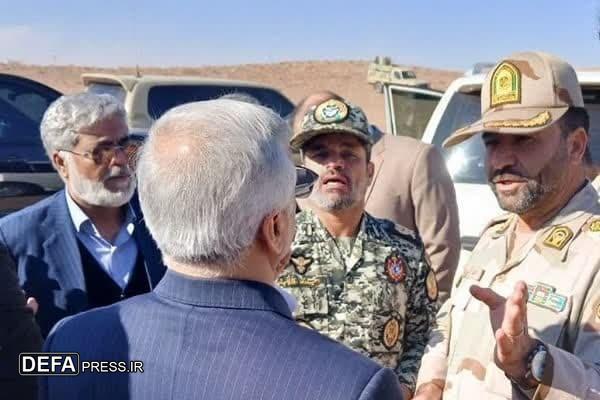 حضور معاون امنیتی استانداری استان در حوزه استحفاظی هنگ مرزی تایباد+ تصاویر