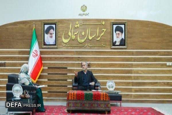 اختصاص ۳۴ هزار میلیارد تومان اعتبار برای پیگیری پروژه‌های اولویت‌دار خراسان شمالی
