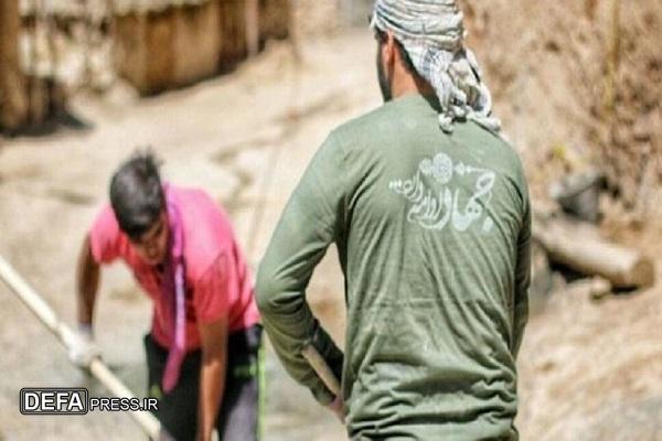 به مناسبت هفته مقاومت گروه های جهادی به مناطق کم برخوردار اعزام شدند