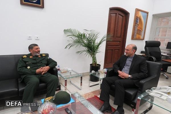 دیدار مدیرکل حفظ آثار دفاع مقدس استان با معاون هماهنگی امور عمرانی استاندار خراسان رضوی+ تصاویر