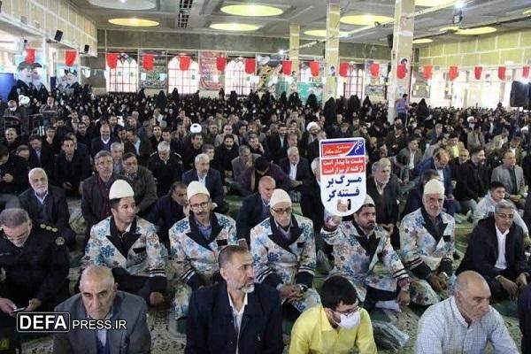 مراسم ۹ دی در شهر‌های لرستان برگزار شد