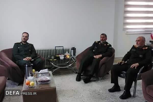 نشست مشترک مدیرکل حفظ آثار دفاع مقدس خراسان رضوی با جانشین قرارگاه شهید برونسی+ تصاویر