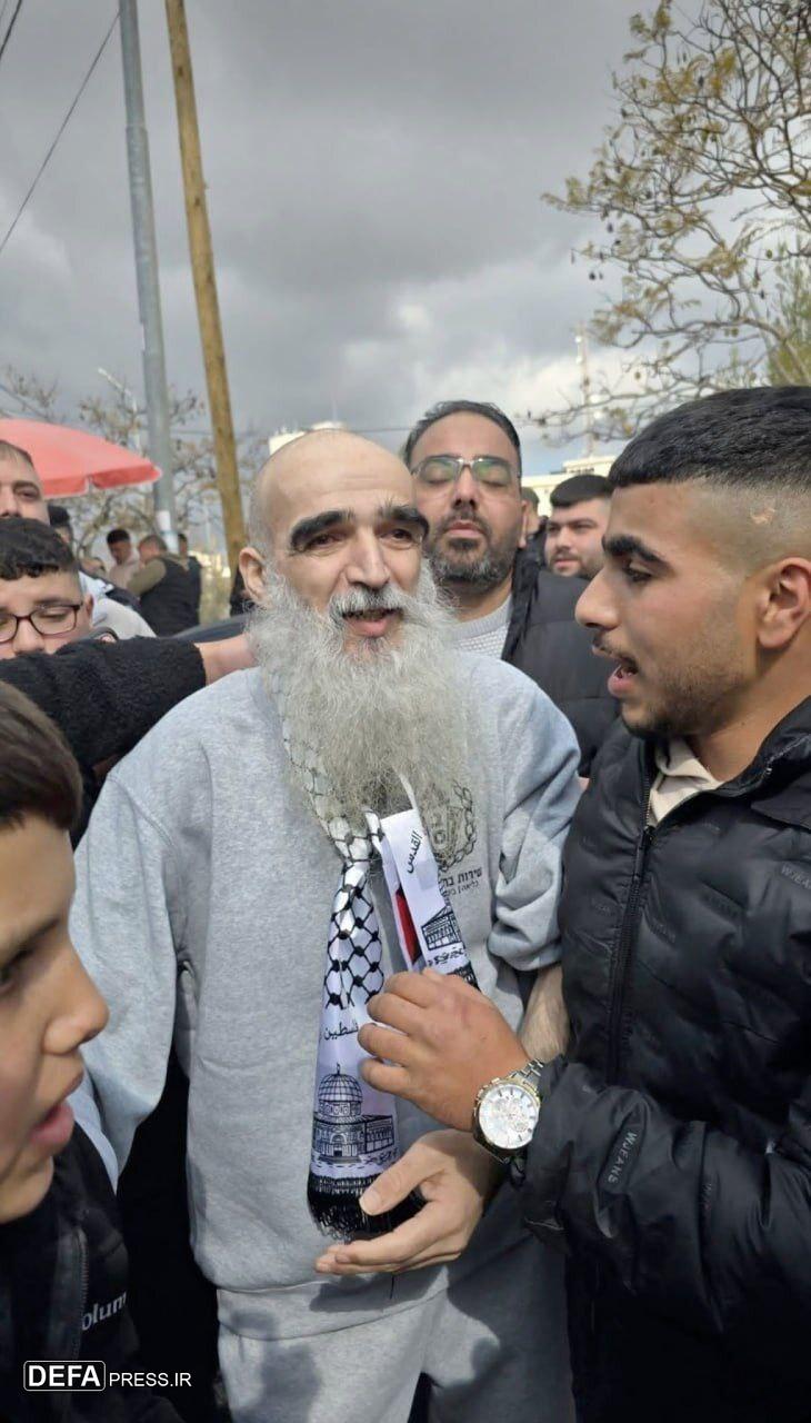 آزادی اسیران فلسطینی در میان استقبال مردمی