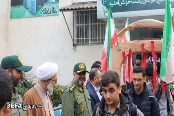 اعزام ۱۵۰ دانش‌آموز رشتی به مناطق عملیاتی جنوب کشور