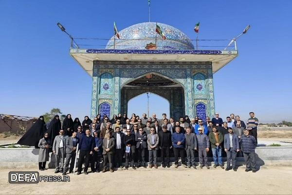 حضور اساتید دانشگاه آزاد استان سمنان در اردوی راهیان نور