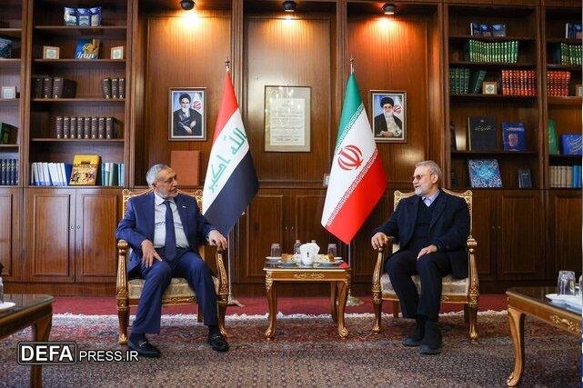 دیدار لاریجانی و رئیس مجلس عراق