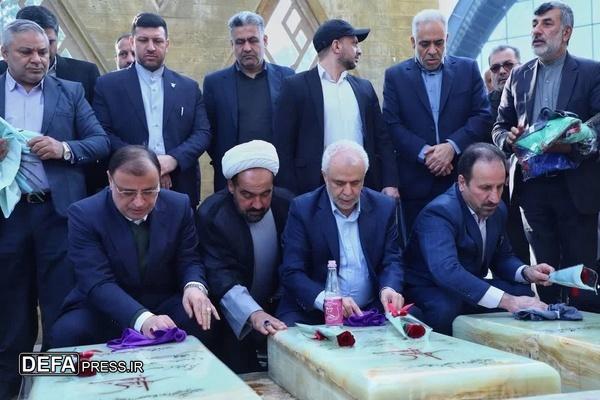 ادای احترام معاون رئیس جمهور به شهدای گمنام گلستان