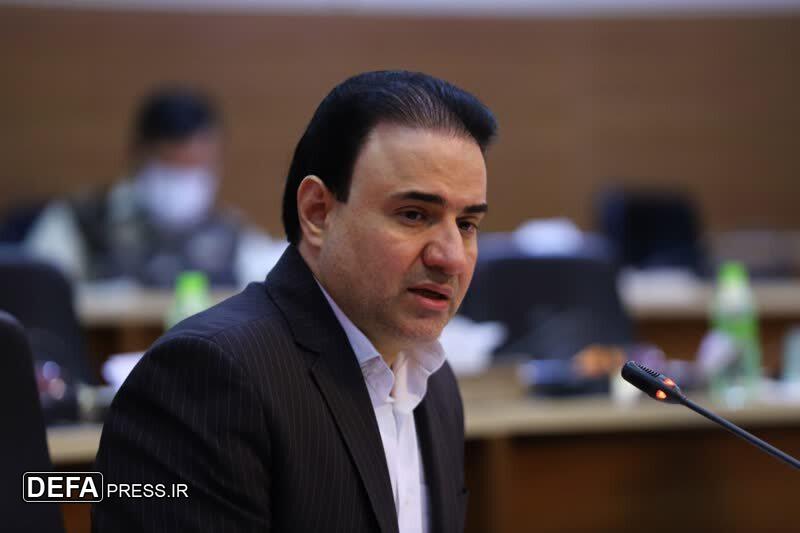 ساخت نمای یادبود شهدای گروه سرود توسط هنرمندان قمی