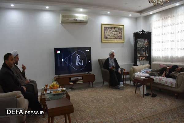 دیدار مسئول نمایندگی ولی فقیه سپاه نینوا از حاج صادق روشنی جانباز دوران دفاع مقدس