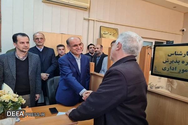 بازدید سرزده استاندار از بنیاد شهید و امور ایثارگران گیلان