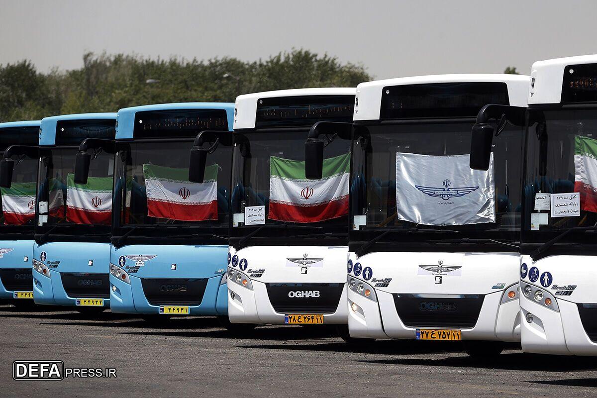نوسازی ناوگان اتوبوسرانی تهران؛ ۵۰ دستگاه اتوبوس جدید وارد مدار شد