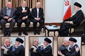 دیدار رئیس و اعضای شورای رهبری حماس با امام خامنه‌ای