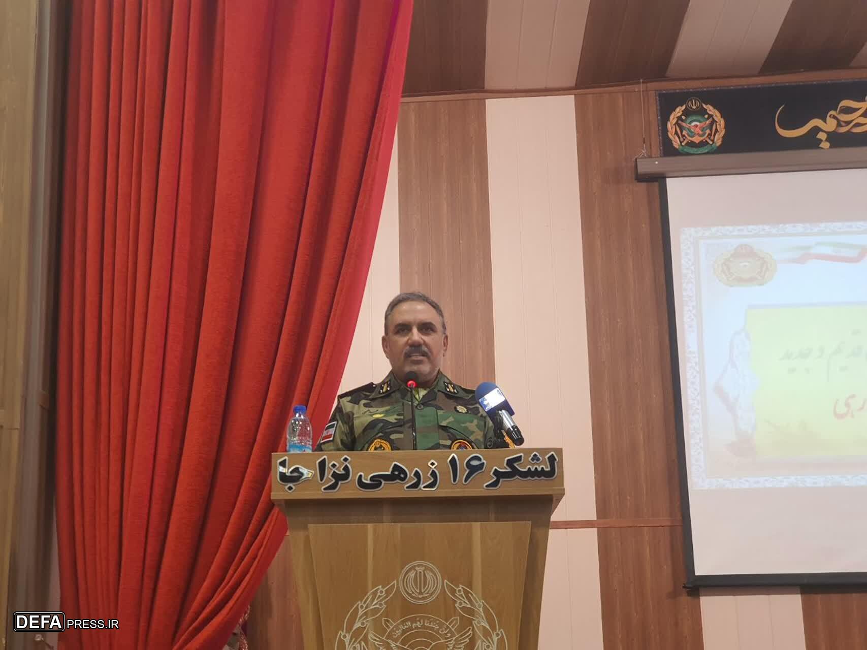 قدردانی فرمانده سابق قرارگاه عملیاتی لشکر 16 زرهی قزوین از پرسنل و مسئولان استان