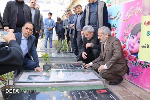 وزیر آموزش و پرورش به مقام شامخ سپهبد شهید سلیمانی ادای احترام کرد+تصاویر