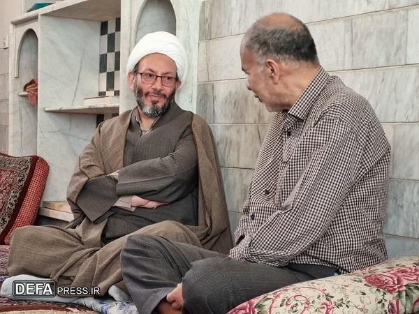 مدیر کل اوقاف کرمان با جانباز دوران مبارزات انقلاب اسلامی دیدار کرد+تصاویر