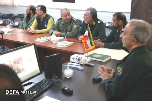 برگزاری مراسم گرامیداشت عملیات والفجر ۸ و روز حفاظت اطلاعات سپاه در اداره کل حفظ آثار و نشر ارزش‌های دفاع مقدس خراسان جنوبی