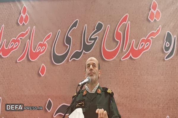 نظریه مقاومت همان حرکت اباعبدالله الحسین است که ادامه دارد، رفتن در مجلس شهیدان برای مومنین توفیق و تکلیف است