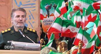 سرهنگ امیری مقدم از مردم قزوین در جهت حضور راهپیمایی روز ۲۲ بهمن دعوت کرد