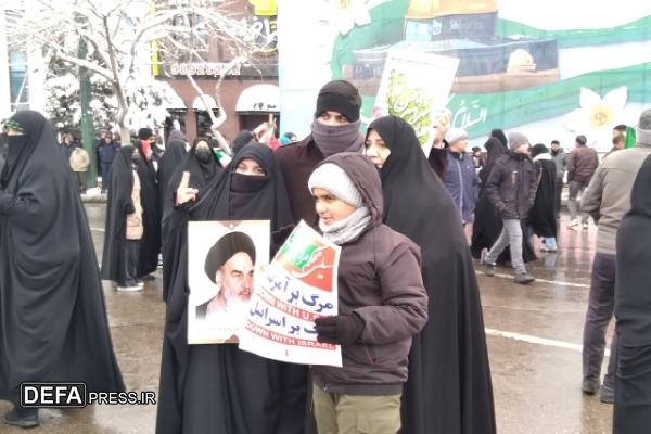 آغاز راهپیمایی یوم‌الله ۲۲ بهمن در مشهدالرضا+ تصاویر