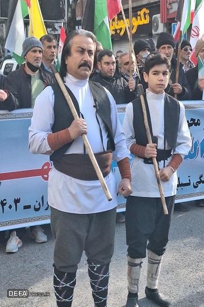 آغاز راهپیمایی ۲۲ بهمن در مازندران+ عکس و فیلم