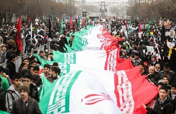 خلق حماسه مردمی در راهپیمایی ۲۲ بهمن در فارس و شیراز